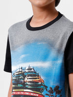 Kids - Boys T-Shirt Grey Melange - De Moza