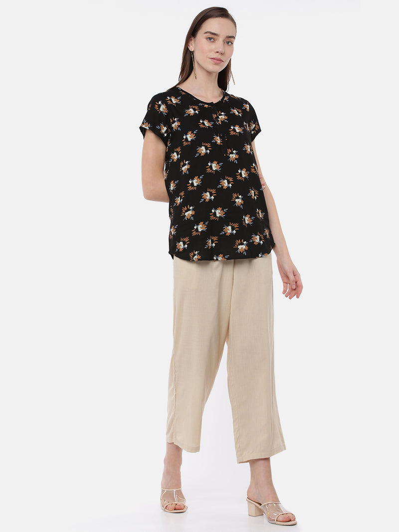 De Moza Ladies Palazzo Natural