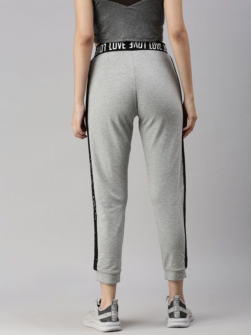 De Moza Ladies Jogger Grey Melange