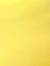 De Moza Ladies Plus Ankle Length Leggings Solid Cotton Lemon Yellow - De Moza