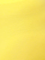 De Moza Ladies Plus Ankle Length Leggings Solid Cotton Lemon Yellow - De Moza