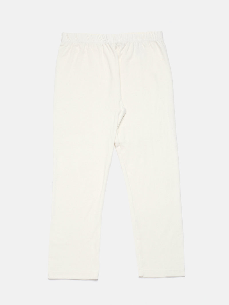 Kids - Girls Ankle Leggings Offwhite