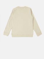PIPIN Girls Printed Sweatshirt Oat Melange