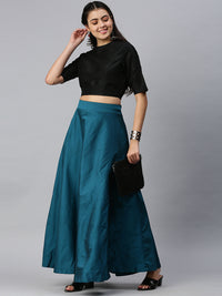 De Moza Women's Skirt Dark Teal