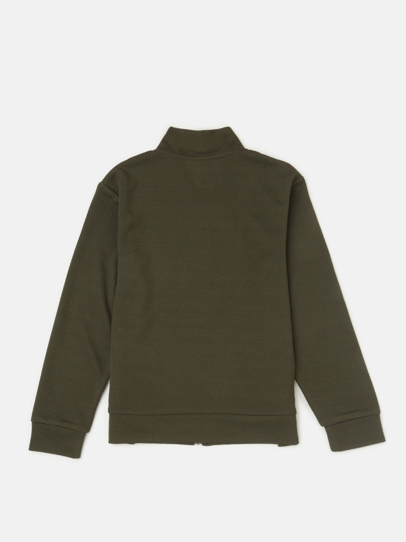 Kids – Boys Active wear Jacket Olive Green