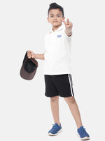 PIPIN Kids - Boys Shorts Solid Cotton Black - De Moza (6682127990847)
