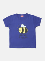 Kids – Girls Printed Pyjama Set Bluing