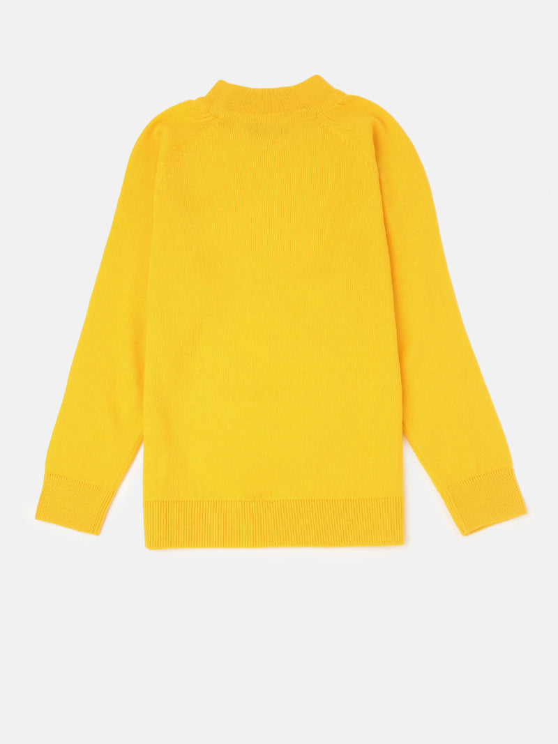 Kids - Boys Winter Sweatshirt Bright Mustard