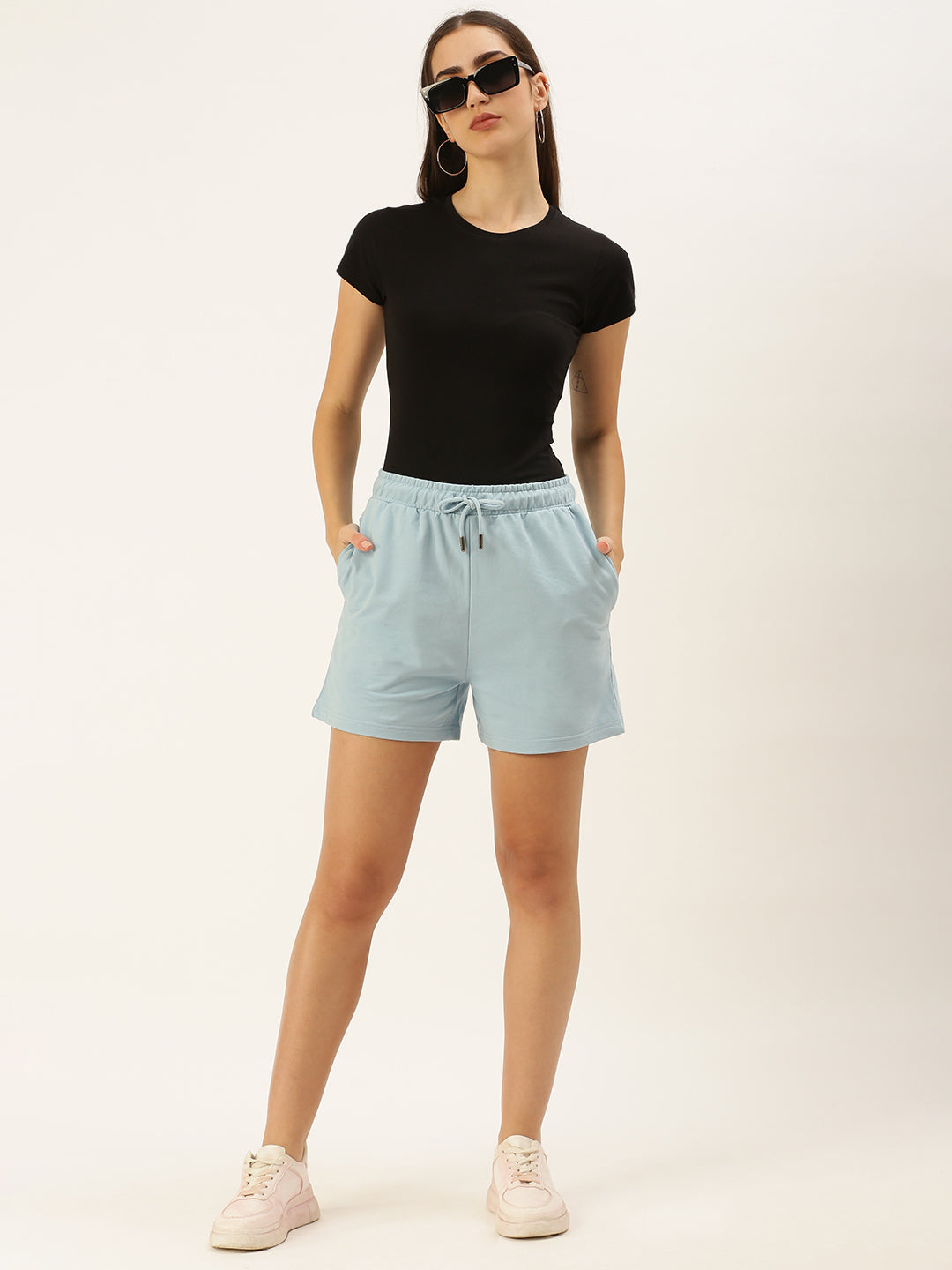 De Moza Women’s Shorts Powder Blue