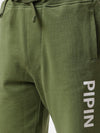 Kids - Boys Printed Shorts Olive Green