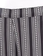 De Moza Women’s Printed Palazzo Black