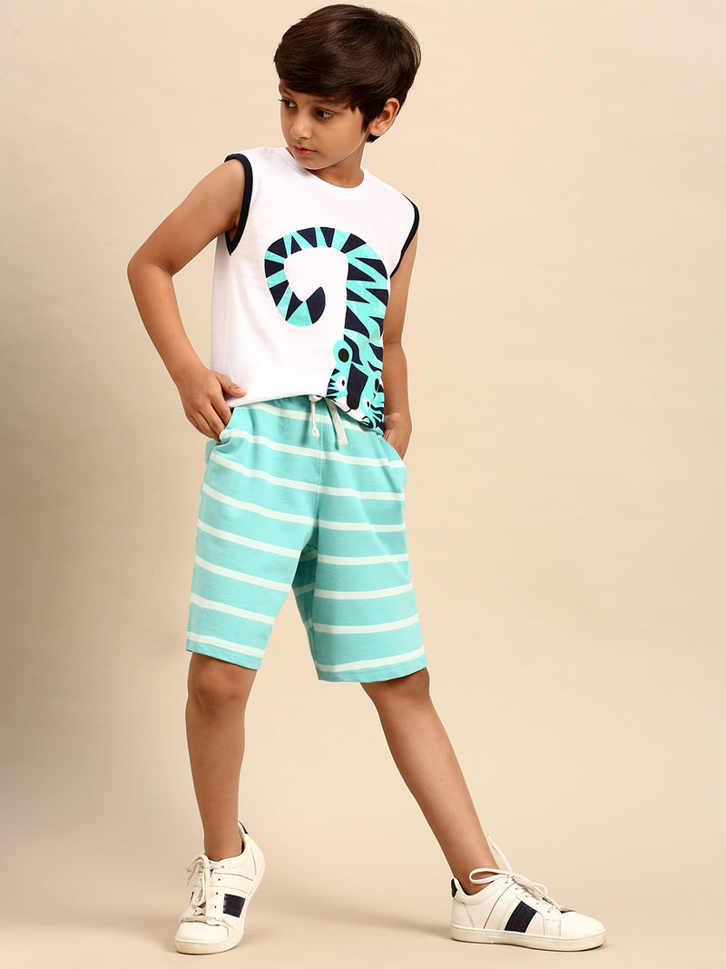 Kids - Boys Shorts Light Teal