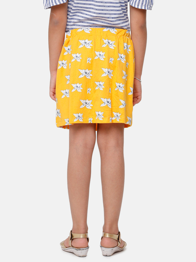 Kids - Girls Printed Skirt Citrus