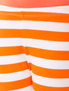 Kids – Girls Printed Ankle Leggings Orange