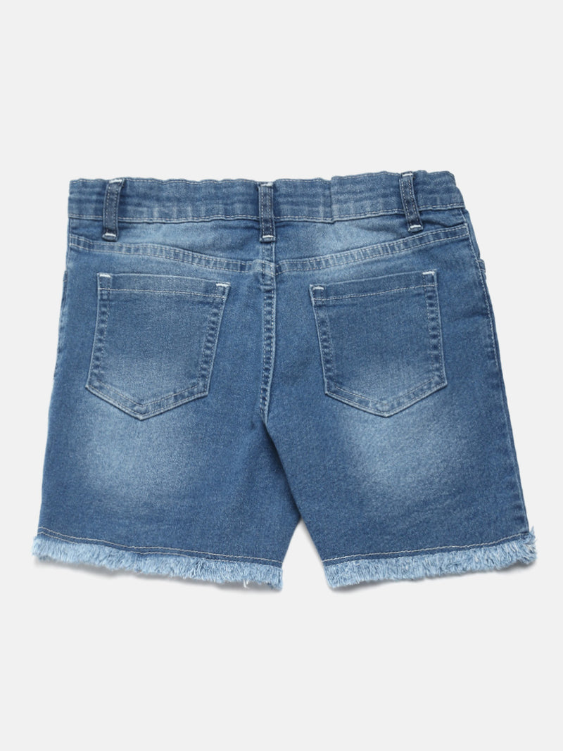 Kids - Girls Shorts Mid Wash