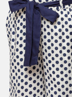 Kids - Girls Printed Palazzo Navy Blue