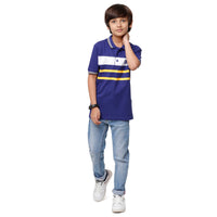 Pack of 2 Pipin Boys T-shirt Navy Blue & Maroon