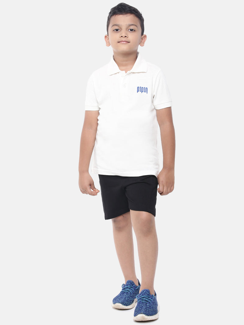 Kids - Boys Printed Shorts Black