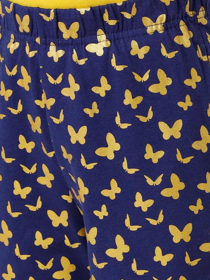 Kids - Girls Printed Shorts Beacon Blue