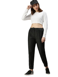 De Moza Ladies Harem Pant Black
