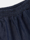 PIPIN Girls Jeans Solid Cotton Mid Blue - De Moza