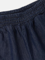 PIPIN Girls Jeans Solid Cotton Mid Blue - De Moza