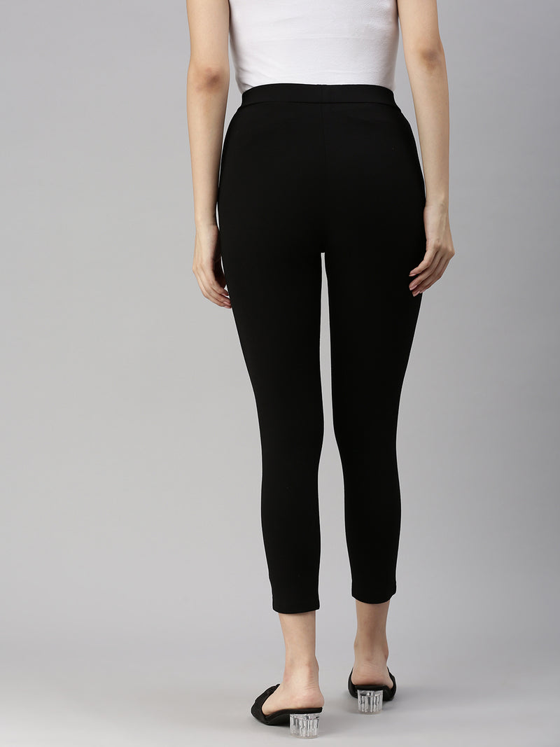 De Moza Women's Treggings Black
