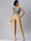 De Moza Women's Embroidery Blouse Sea Green