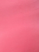 De Moza Ladies Plus Ankle Length Leggings Solid Cotton Rani Pink - De Moza