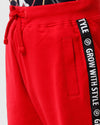 PIPIN Kids - Boys Jogger Solid Cotton Raising Red - De Moza