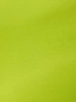 De Moza Ladies Plus Ankle Length Leggings Solid Cotton Lime - De Moza