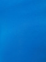 De Moza Ladies Plus Ankle Length Leggings Solid  Cotton Light Cobalt - De Moza