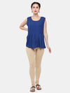 De Moza Ladies Churidar Leggings Solid Cotton Beige - De Moza
