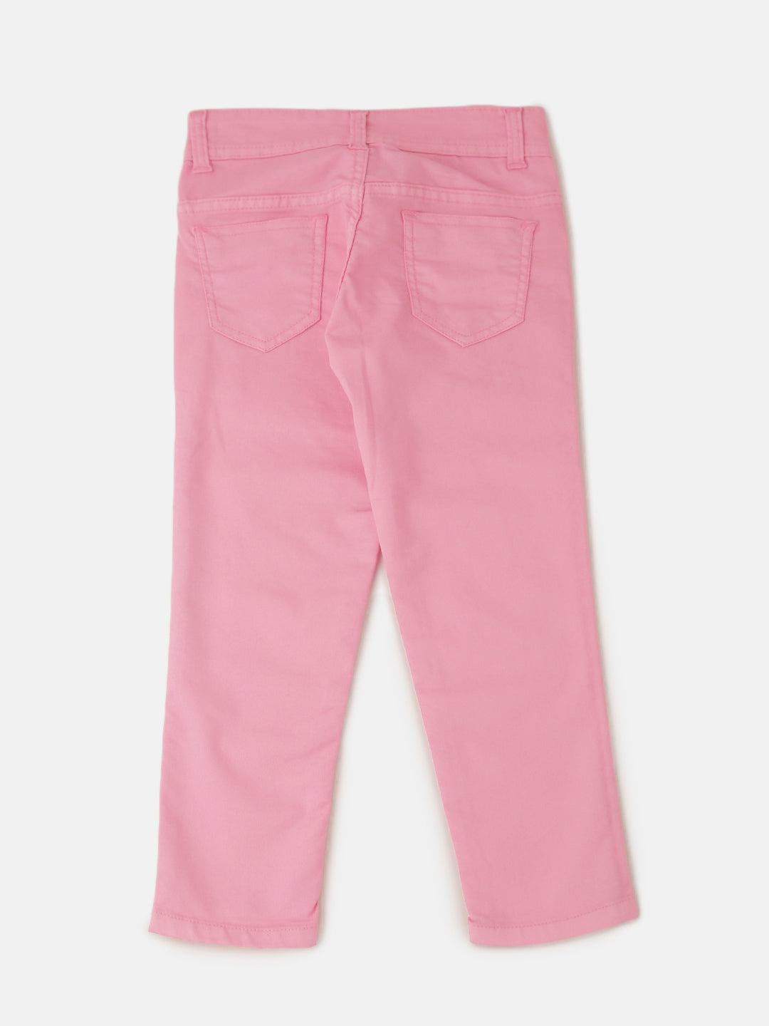 PIPIN Girls Jegging Solid Polyester Pink - De Moza
