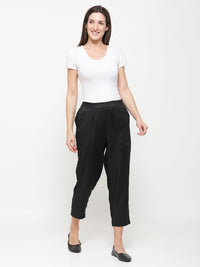 De Moza Ladies Straight Pant Black