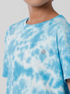 Kids - Boys Printed Half Sleeve T-Shirt Malibu Blue