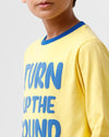 Kids - Boys Printed Full Sleeve T-Shirt Yellow Tail