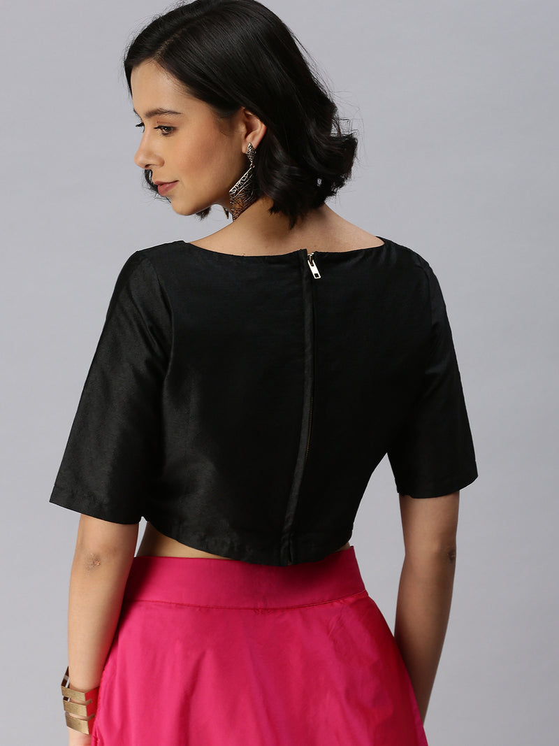 De Moza Women's Blouse Black