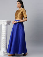 De Moza Women's Skirt Royal Blue