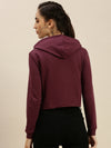 De Moza Ladies Sweatshirt Wine