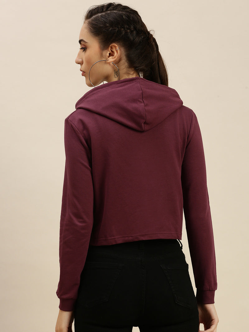 De Moza Ladies Sweatshirt Wine