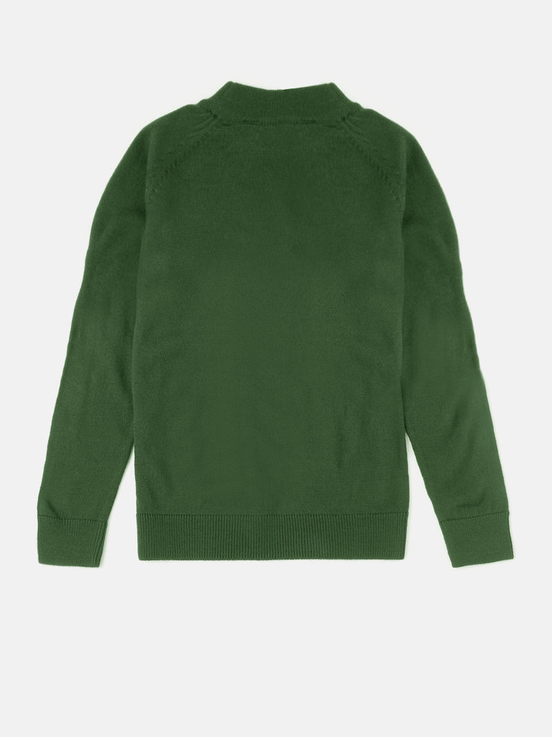 Kids - Boys Winter Sweatshirt Botanical Green