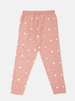 PIPIN Girls Printed Jogger Rose Tan