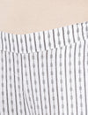 De Moza Ladies Printed Straight Pant Offwhite
