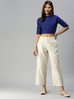 De Moza Ladies Palazzo Offwhite