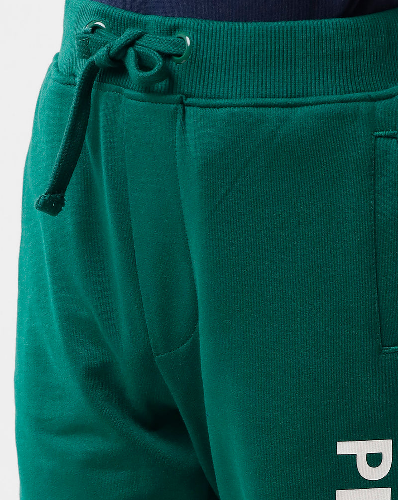 Kids - Boys Printed Shorts Bottle green
