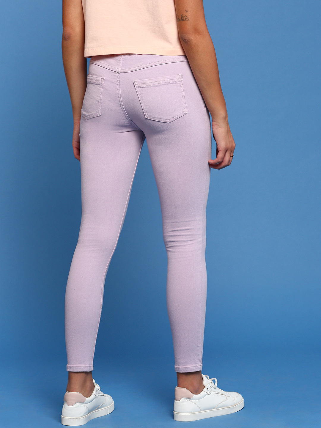 De Moza Women's Jeggings Lilac