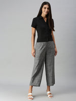 De Moza Ladies Palazzo Dark Grey