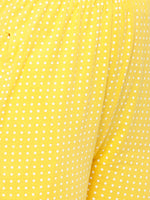 De Moza Ladies Printed Pyjama Set Solar Power