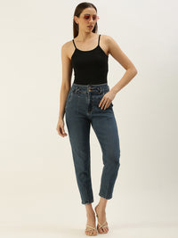 De Moza Womens Spaghetti Top Pack of 2 Black & Offwhite - De Moza